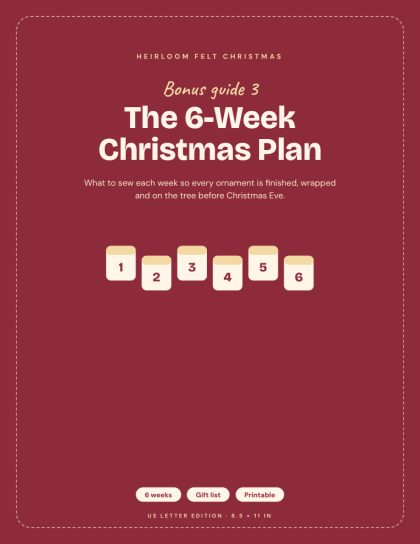 The 6-Week Christmas Plan